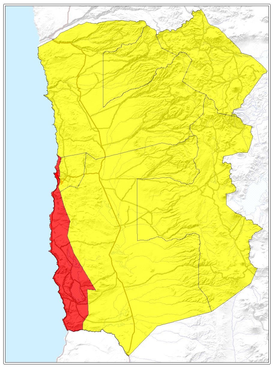 ubicación de la comuna de Iquique