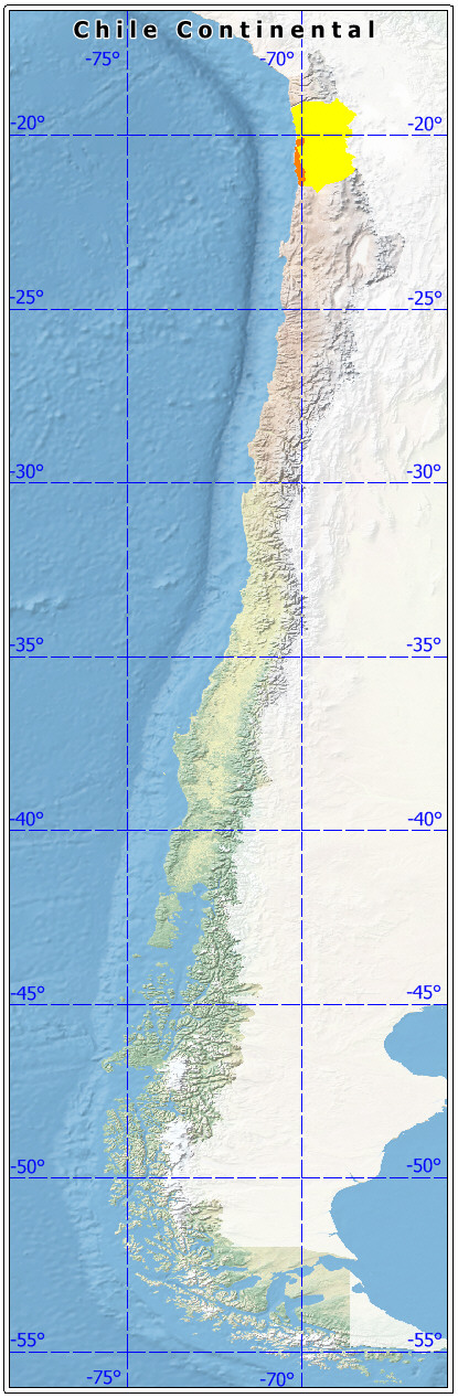 ubicación de la provincia de Iquique