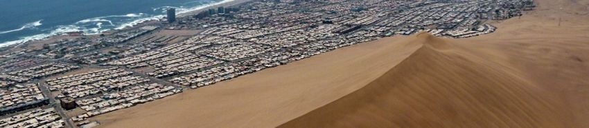 ciudad de Iquique visto desde el cerro Dragón 