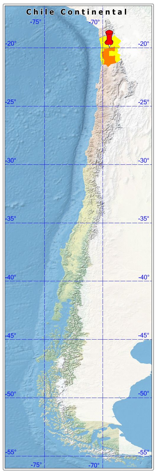 ubicación de la comuna de Pozo Almonte