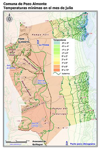 Mapa de isotermas