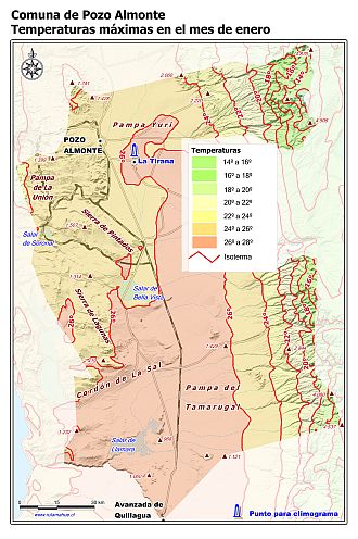 Mapa de isotermas