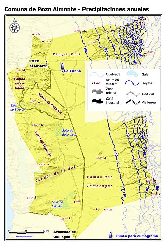 Mapa de isoyetas