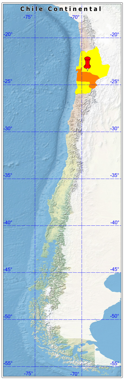 ubicación de la comuna de Antofagasta