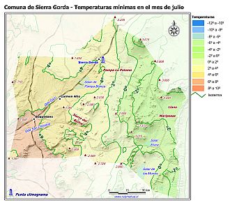 Mapa de isotermas
