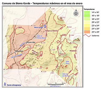Mapa de isotermas