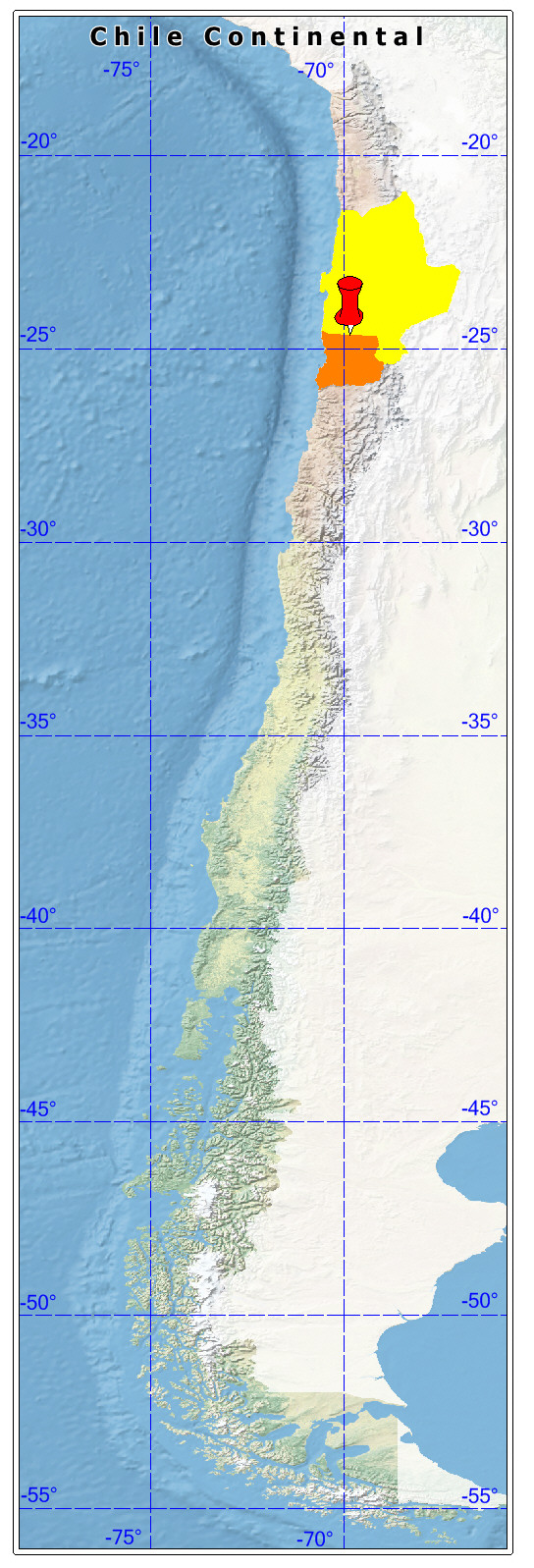 ubicación de la comuna de Taltal