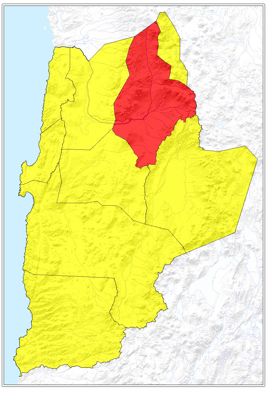 ubicación de la comuna de Calama