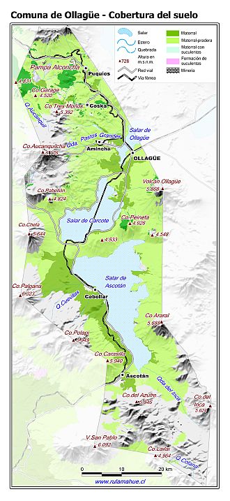 Mapa de la cobertura del suelo