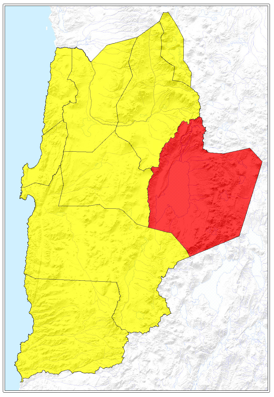 ubicación de la comuna de San Pedro de Atacama