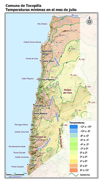 Mapa de isotermas