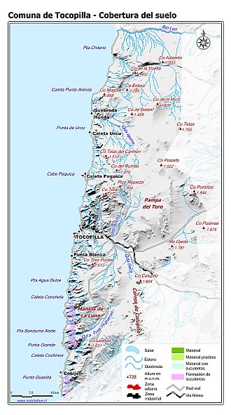 Mapa de la cobertura del suelo