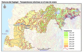 Mapa de isotermas