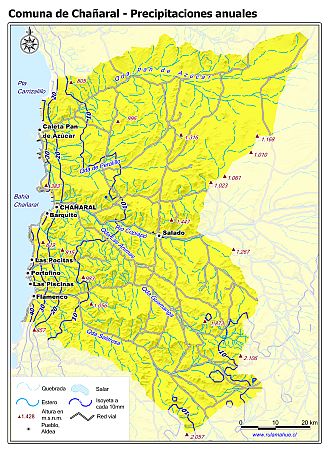 Mapa de isoyetas