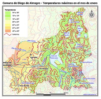 Mapa de isotermas