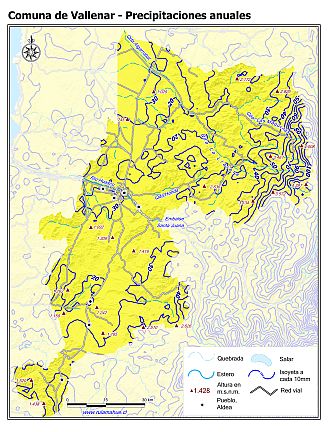 Mapa de isoyetas