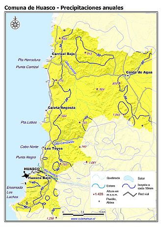 Mapa de isoyetas