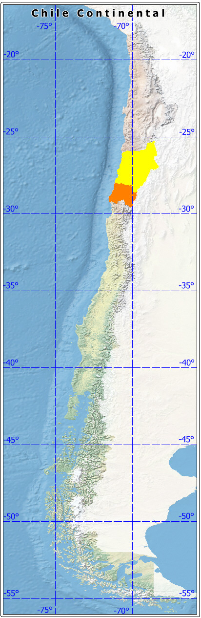 ubicación de la provincia de Huasco