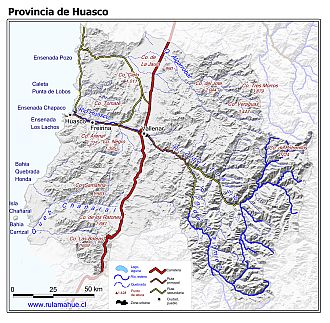 Mapa de la provincia con fondo gris claro sombreado