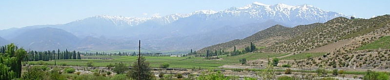 paisaje en la provincia de Los Andes
