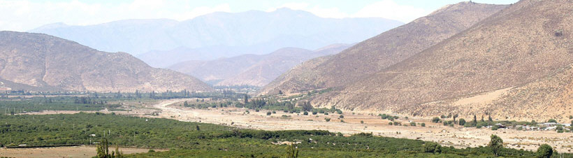 paisaje en la provincia de Petorca