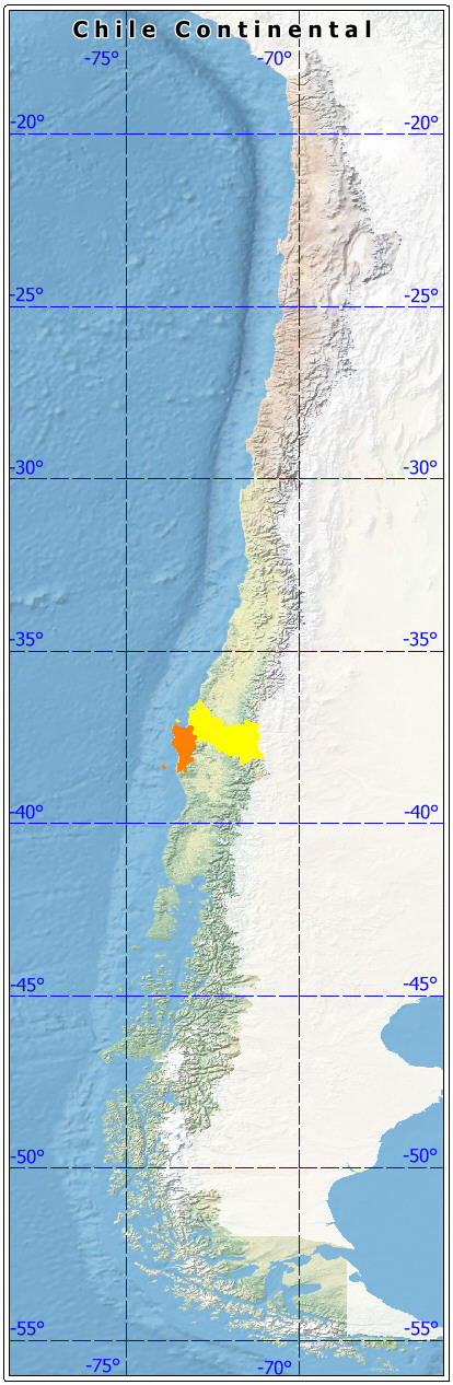ubicación de la Provincia de Arauco