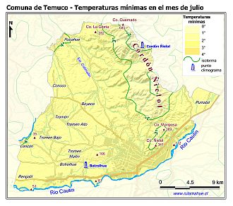 Mapa de isotermas