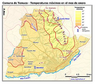 Mapa de isotermas