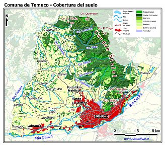 Mapa de la cobertura de los suelos