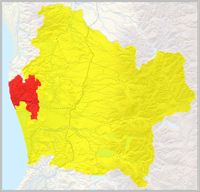 ubicación de la comuna de Carahue