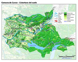 Mapa de la cobertura de los suelos