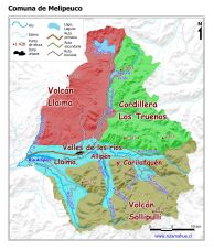 Mapa de las unidades de relieve