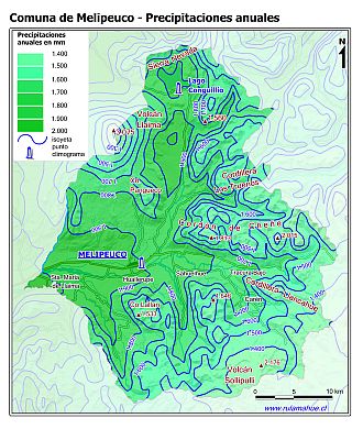 Mapa de isoyetas