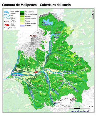 Mapa de la cobertura de los suelos