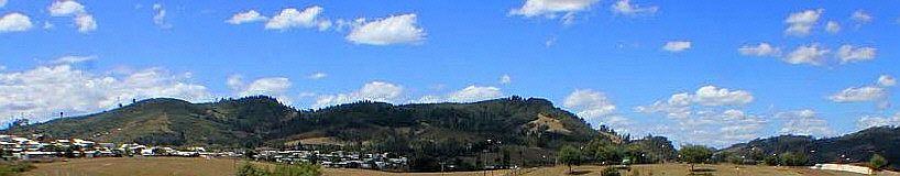 vista hacia el cerro Conunhuenu