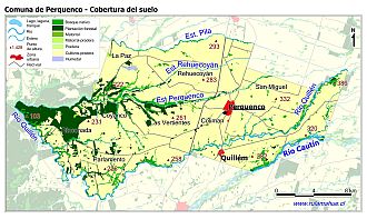 Mapa de la cobertura de los suelos