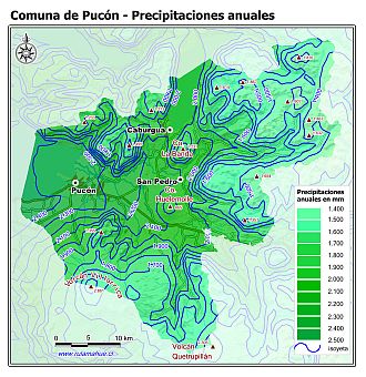Mapa de isoyetas