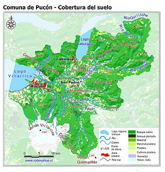 Mapa de la cobertura de los suelos