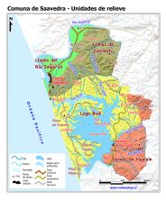 Mapa de las unidades de relieve