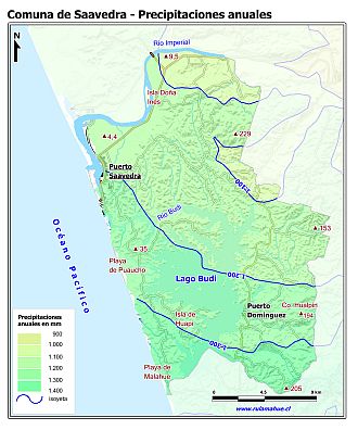 Mapa de isoyetas
