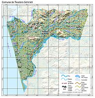 Mapa pequeño de la comuna de Teodoro Schmidt en formato PDF