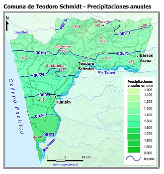 Mapa de isoyetas