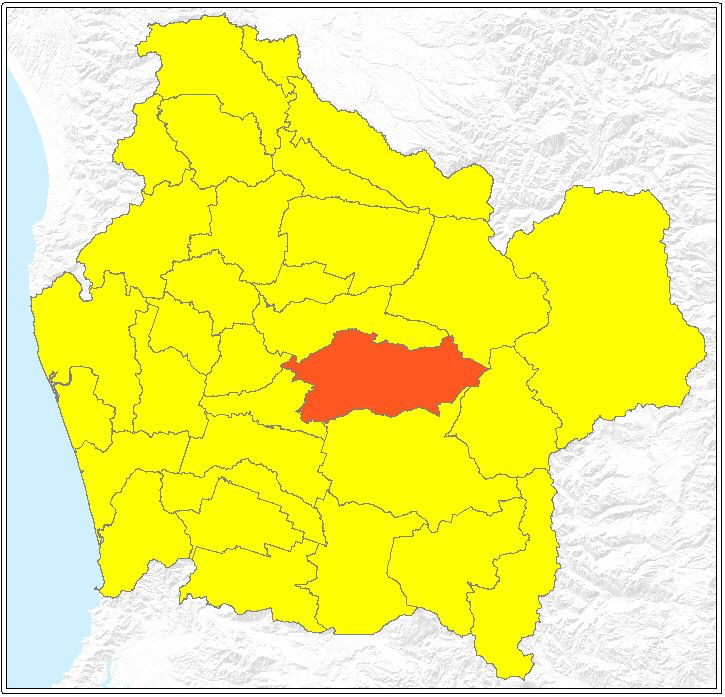 ubicación de la comuna de Vilcún