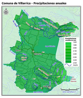 Mapa de isoyetas