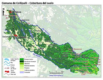 Mapa de la cobertura de los suelos