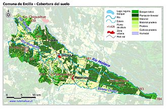 Mapa de la cobertura de los suelos