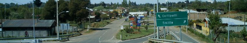 entrada al pueblo de Ercilla