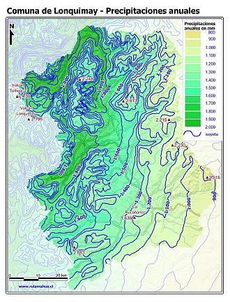 Mapa de isoyetas