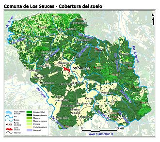 Mapa de la cobertura de los suelos