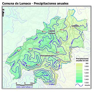 Mapa de isoyetas